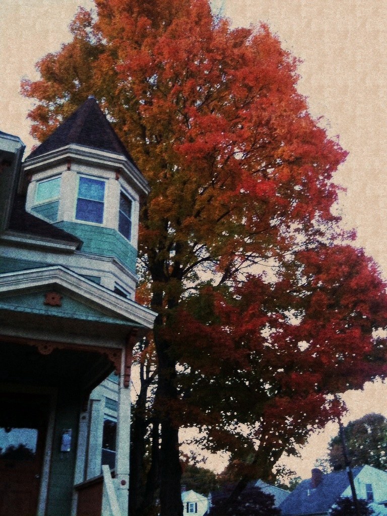 New England residential neighborhood